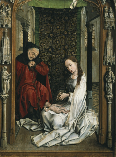 Weyden Rogier Van Der. Nativity. Spain. Granada. Royal Chapel. Flemish Art. Oil On Wood. ?? Aisa/Everett Collection Poster Print - Item # VAREVCFINA044AH013H