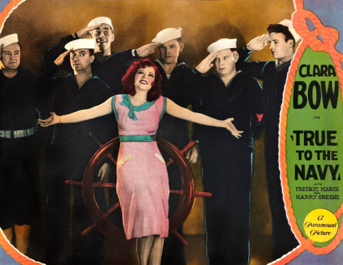 True To The Navy Front: Clara Bow On Lobbycard 1930 Movie Poster Masterprint - Item # VAREVCMCDTRTOEC030H