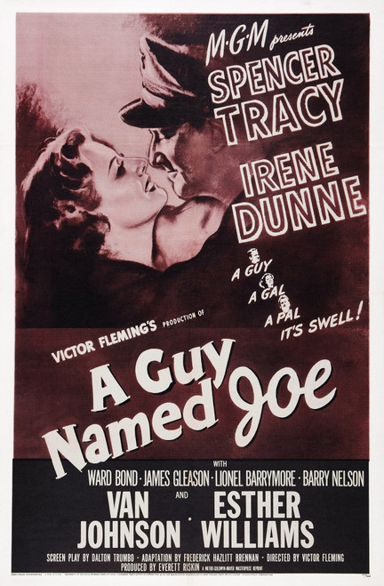 A Guy Named Joe Us Poster Art From Left: Irene Dunne Spencer Tracy 1943 Movie Poster Masterprint - Item # VAREVCMCDGUNAEC012H