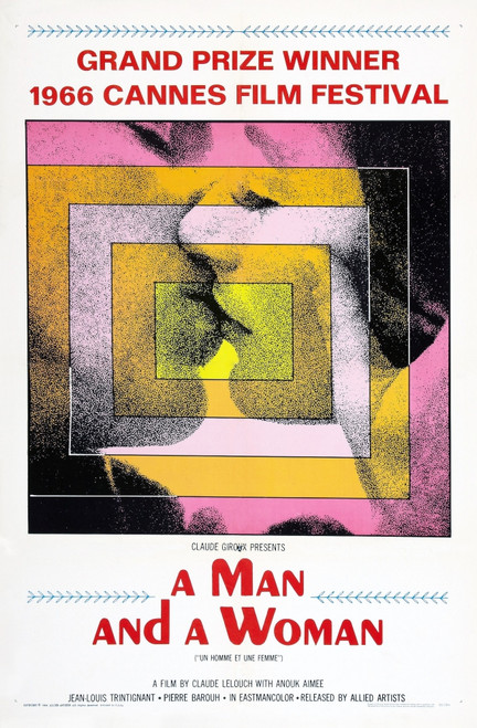 A Man And A Woman Movie Poster Masterprint - Item # VAREVCMCDMAANEC142