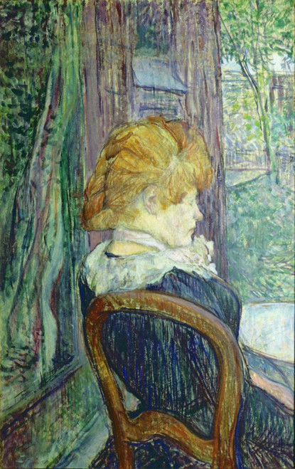 Woman Sitting In A Garden Poster Print - Item # VAREVCMOND074VJ916H