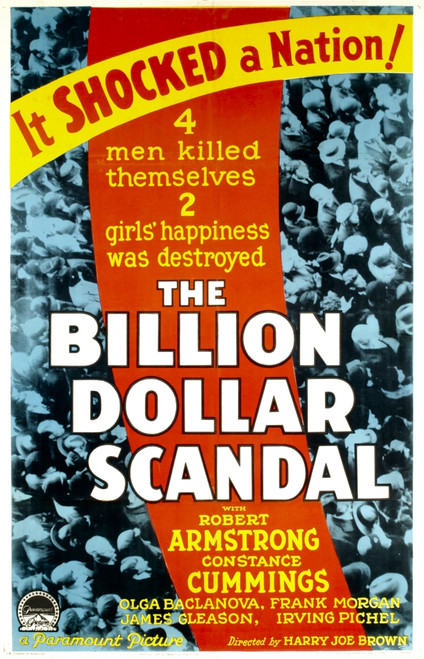 The Billion Dollar Scandal Poster Art 1933. Movie Poster Masterprint - Item # VAREVCMCDBIDOEC019H