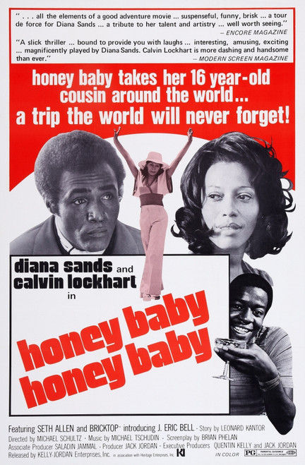 Honeybaby Honeybaby Us Poster Art Top From Left: Calvin Lockhart Diana Sands 1974 Movie Poster Masterprint - Item # VAREVCMSDHOHOEC007H