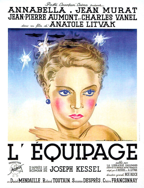 Flight Into Darkness French Poster Art Annabella 1935 Movie Poster Masterprint - Item # VAREVCMCDLEQUEC010H
