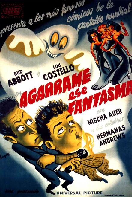 Hold That Ghost Movie Poster Masterprint - Item # VAREVCMCDHOTHEC043H Hold That Ghost Movie Poster Masterprint - Item # VAREVCMCDHOTHEC043H