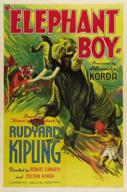Elephant Boy 1937. Movie Poster Masterprint - Item # VAREVCMMDELBOEC001H