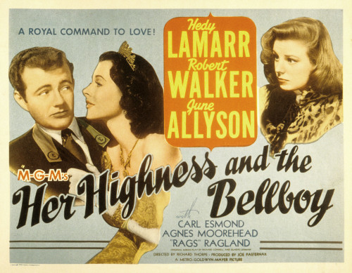 Her Highness And The Bellboy Robert Walker Hedy Lamarr June Allyson 1945 Movie Poster Masterprint - Item # VAREVCMSDHEHIEC002H