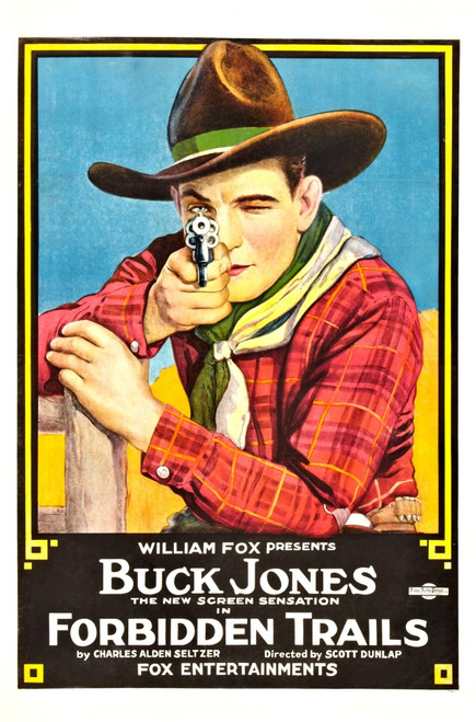 Forbidden Trails Buck Jones 1920 Tm & Copyright ?? 20Th Century Fox Film Corp./Courtesy Everett Collection Movie Poster Masterprint - Item # VAREVCMCDFOTRFE001H
