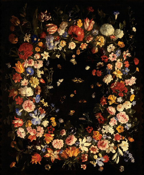 Cittadini Pier Francesco Garland Of Flowers 17Th Century Oil On Canvas Italy Emilia Romagna Bologna National Gallery Of Art Everett CollectionMondadori Portfolio Poster Print - Item # VAREVCMOND036VJ345H