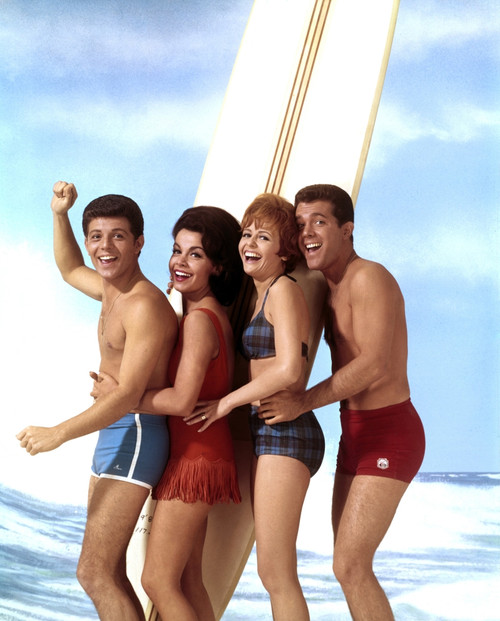Beach Blanket Bingo Frankie Avalon Annette Funicello Deborah Walley John Ashley 1965 Movie Poster Masterprint - Item # VAREVCMCDBEBLEC004H