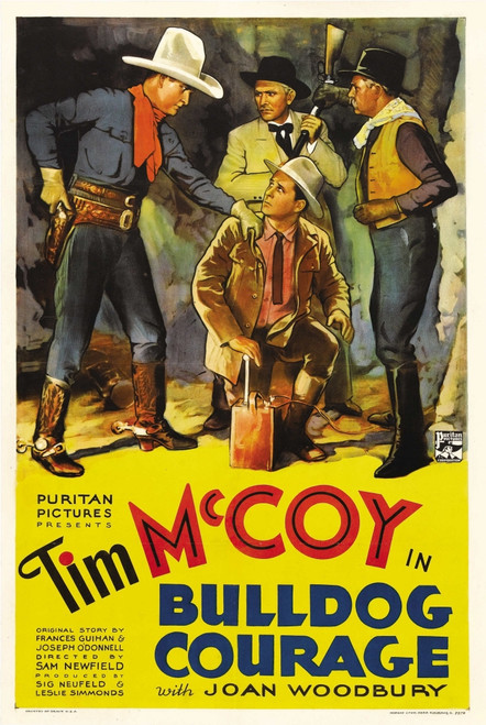 Bulldog Courage Far Left: Tim Mccoy 1935. Movie Poster Masterprint - Item # VAREVCMCDBUCOEC023H