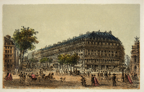 Gravure / Paris En 1874 : Le Boulevard Des Capucines / Coll Poster Print - Item # VAREVCCRLA003YF735H