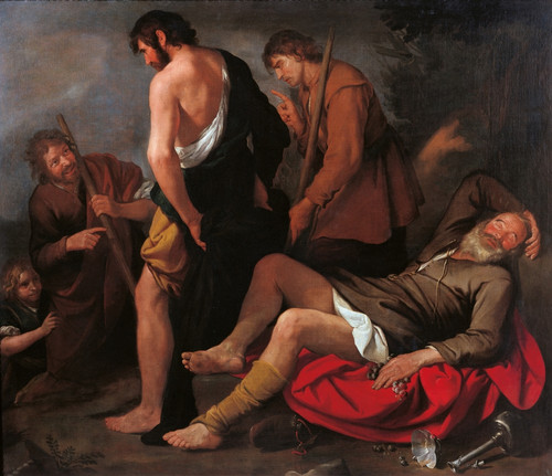Drunkenness Of Noah Poster Print