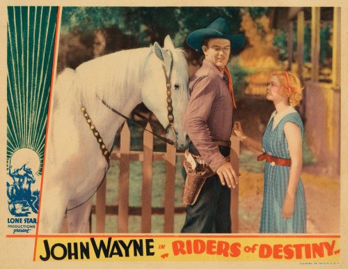 Riders Of Destiny From Left: John Wayne Cecilia Parker 1933 Movie Poster Masterprint - Item # VAREVCMCDRIOFEC075H