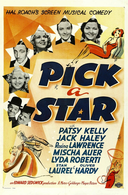 Pick A Star 1937 Movie Poster Masterprint - Item # VAREVCMCDPIASEC003H
