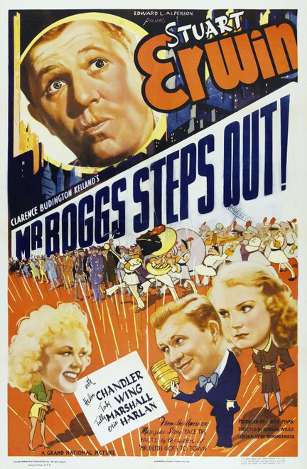 Mr. Boggs Steps Out Us Poster Art Top: Stuart Erwin; Bottom From Left: Toby Wing Stuart Erwin Helen Chandler 1938 Movie Poster Masterprint - Item # VAREVCMCDMIBOEC001H
