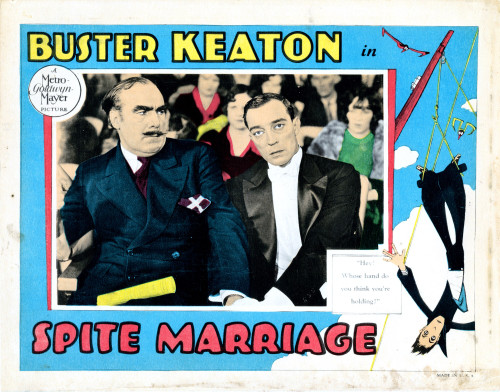 Spite Marriage Lobbycard From Left: Sydney Jarvis Buster Keaton 1929 Movie Poster Masterprint - Item # VAREVCMSDSPMAEC002H