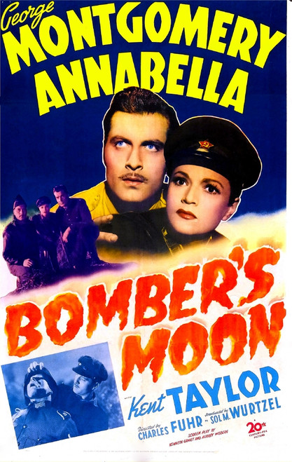 Bomber'S Moon Us Poster George Montgomery Annabella 1943. Tm And Copyright ?? 20Th Century Fox Film Corp. All Rights Reserved/Courtesy Everett Collection Movie Poster Masterprint - Item # VAREVCMCDBOMOFE001H