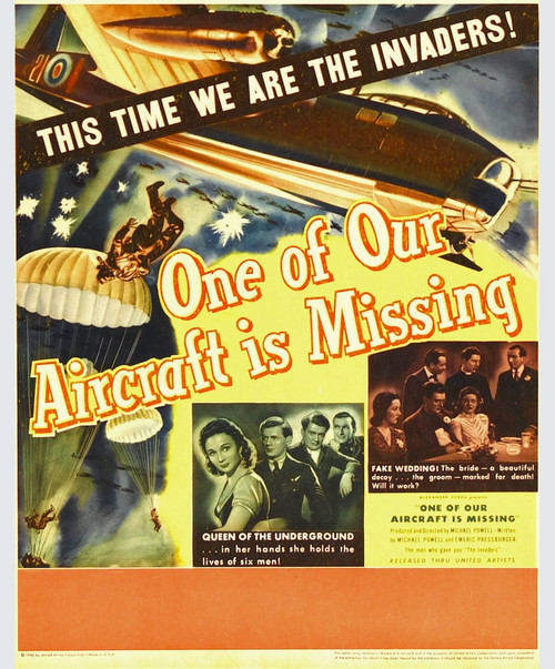 One Of Our Aircraft Is Missing Window Card 1942. Movie Poster Masterprint - Item # VAREVCMCDONOFEC001H