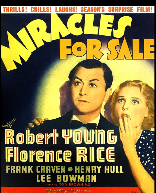 Miracles For Sale Us Poster Art From Left: Robert Young Florence Rice 1939 Movie Poster Masterprint - Item # VAREVCMCDMIFOEC001H