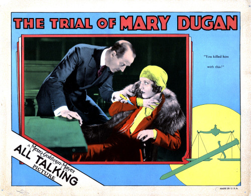 The Trial Of Mary Dugan From Left H.B. Warner Norma Shearer 1929 Movie Poster Masterprint - Item # VAREVCMCDTROFEC237H