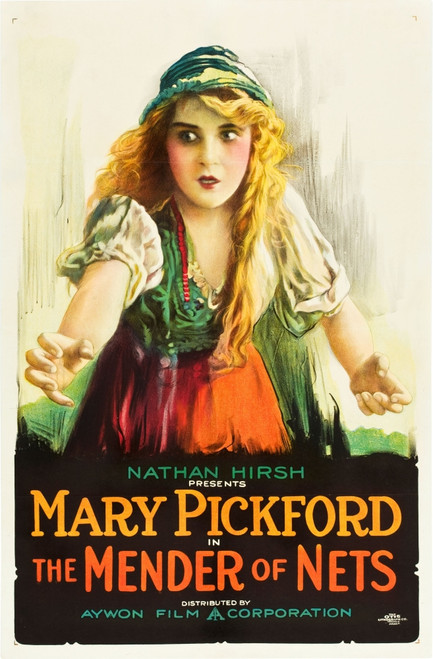 The Mender Of Nets Mary Pickford On Poster Art 1912. Movie Poster Masterprint - Item # VAREVCMCDMEOFEC141H