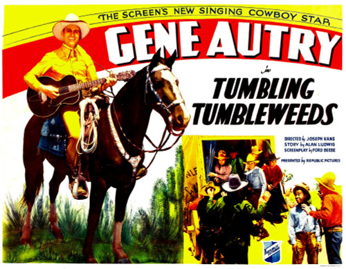 Tumbling Tumbleweeds Left: Gene Autry 1935. Movie Poster Masterprint - Item # VAREVCMMDTUTUEC002H