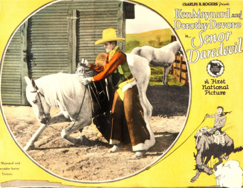 Senor Daredevil Ken Maynard On Lobbycard 1926. Movie Poster Masterprint - Item # VAREVCMCDSEDAEC022H