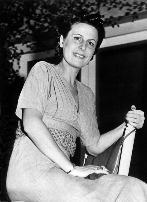 Leni Riefenstahl Visits Hollywood Ca. 11/30/1938. Photo Print - Item # VAREVCPBDLERIEC003H
