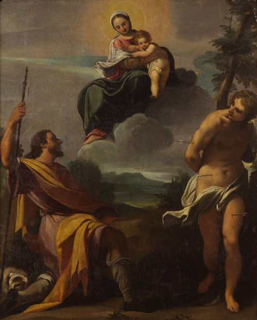 The Virgin And Saints Rocco And Sebastiano Poster Print - Item # VAREVCMOND075VJ657H