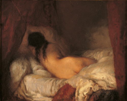 Reclining Female Nude Poster Print