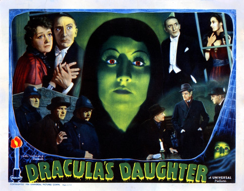 Dracula'S Daughter Gloria Holden Nan Grey Irving Pichel Otto Kruger Edward Van Sloan 1936 Movie Poster Masterprint - Item # VAREVCMSDDRDAEC001H