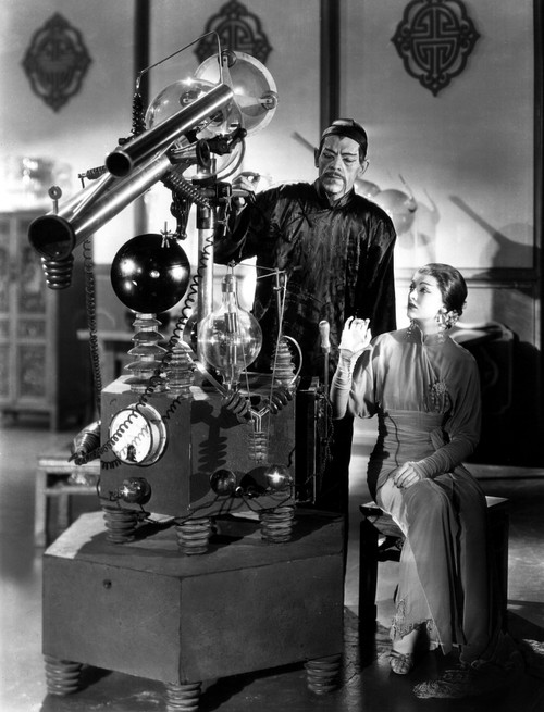 The Mask Of Fu Manchu Boris Karloff Myrna Loy 1932 Photo Print - Item # VAREVCMBDMAOFEC087H