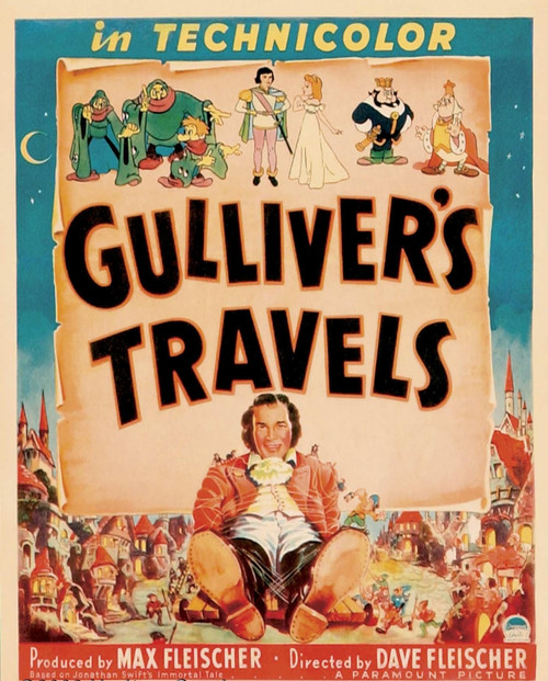 Gulliver'S Travels Window Card 1939. Movie Poster Masterprint - Item # VAREVCMCDGUTREC003H