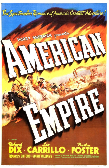 American Empire Us Poster 1942 Movie Poster Masterprint - Item # VAREVCMSDAMEPEC001H