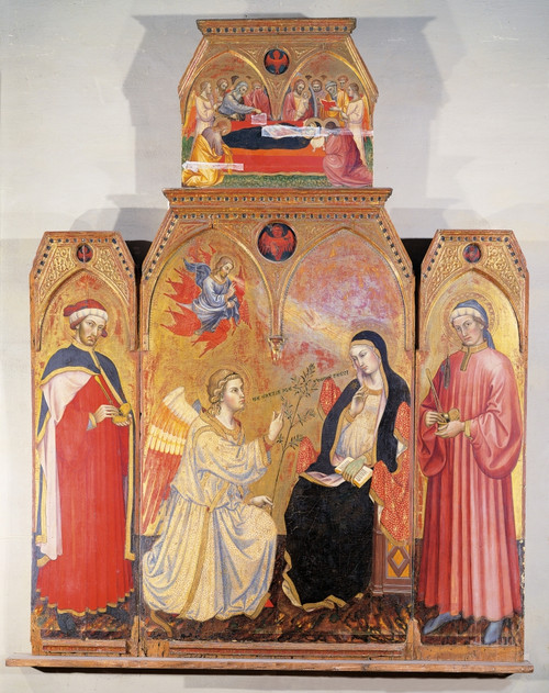 Triptych With Annunciation And Saints Poster Print - Item # VAREVCMOND027VJ182H