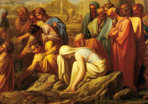 Burial Of The Ashes Of Themistocles In Attic Ground Poster Print - Item # VAREVCMOND076VJ445H