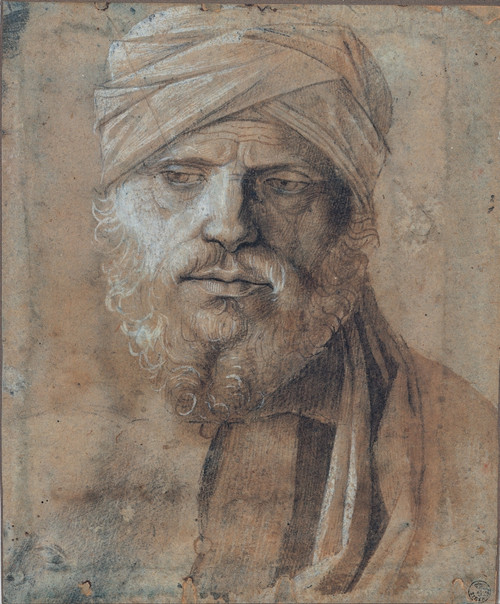 Bellini Giovanni Man With Turban 15Th Century Italy Tuscany Florence Uffizi Gallery Everett CollectionMondadori Portfolio Poster Print - Item # VAREVCMOND030VJ844H