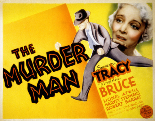The Murder Man Spencer Tracy Virginia Bruce 1935 Movie Poster Masterprint - Item # VAREVCMSDMUMAEC015H