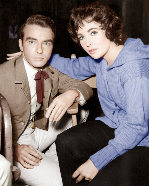 Raintree County From Left: Montgomery Clift Elizabeth Taylor Between Scenes On Set 1957 Photo Print - Item # VAREVCMCDRACOEC006H