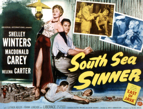 South Sea Sinner Shelley Winters Macdonald Carey 1950 Movie Poster Masterprint - Item # VAREVCMSDSOSEEC011H