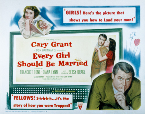 Every Girl Should Be Married Cary Grant Betsy Drake 1948 Movie Poster Masterprint - Item # VAREVCMSDEVGIEC004H