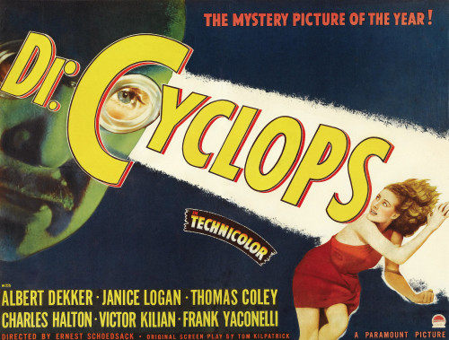 Dr. Cyclops Albert Dekker Janice Logan 1940 Movie Poster Masterprint - Item # VAREVCM4DDRCYEC001H