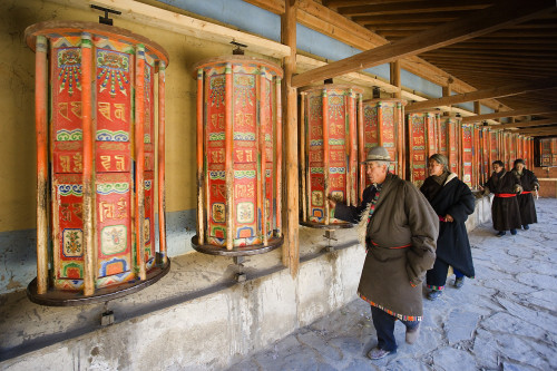 China. Xiahe. Monastery Of Labrang. The Silk Road. Monastery Of Tibetan Buddhism. ?? Aisa/Everett Collection Poster Print - Item # VAREVCFINA044AH254H