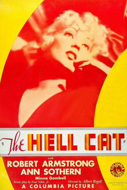 The Hell Cat Us Poster Art Ann Sothern 1934 Movie Poster Masterprint - Item # VAREVCMCDHECAEC001H