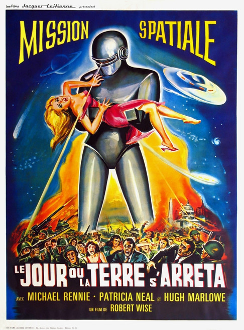 The Day The Earth Stood Still French Poster Art 1951 Tm And Copyright ??20Th Century Fox Film Corp. All Rights Reserved./Courtesy Everett Collection Movie Poster Masterprint - Item # VAREVCMMDDATHFE005H