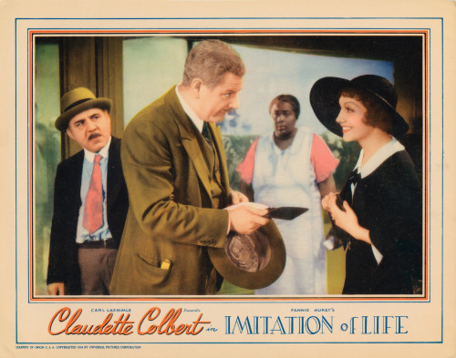 Imitation Of Life Lobbycard From Left: Henry Armetta Alan Hale Louise Beavers Claudette Colbert 1934 Movie Poster Masterprint - Item # VAREVCMCDIMOFEC085H