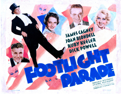 Footlight Parade Dick Powell Ruby Keeler James Cagney Joan Blondell 1933 Movie Poster Masterprint - Item # VAREVCMSDFOPAEC011H
