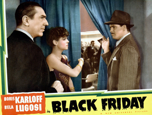 Black Friday Bela Lugosi Anne Nagel Edmund Macdonald 1940 Movie Poster Masterprint - Item # VAREVCM8DBLFRZZ001H