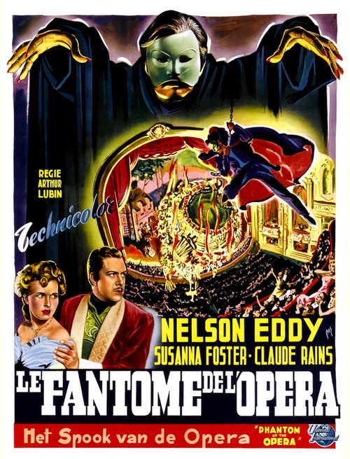The Phantom Of The Opera Movie Poster Masterprint - Item # VAREVCMCDPHOFEC152